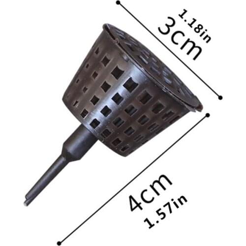 100 Pcs/pack Plant Fertilizer Baskets With Lid Orchid Cultivate Park Root Nursery Pots Bonsai Agriculture Aquarium Porta P15D