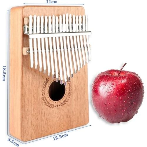 17 Key Kalimba Thumb Piano Finger Sanza Mbira High-Quality KOA Wood Body Keyboard Musical Instrument for Kids Beginner Gift