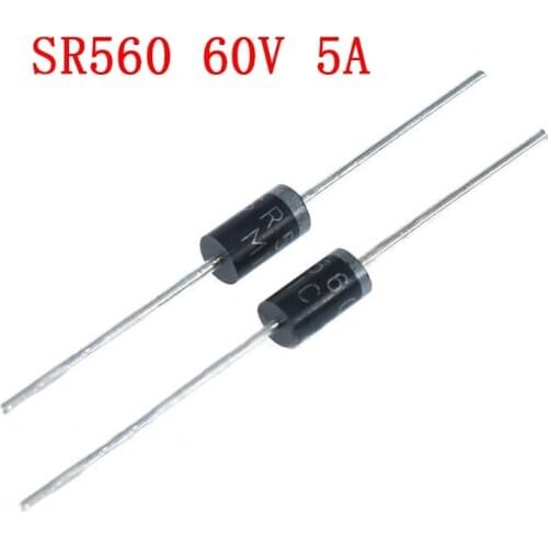 20PCS/Lot SR560 SB560 Rectifier Diode 5A 60V Original New