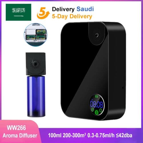 300m³ Hotel Lobby Aroma Diffuser Machine Intelligent Timing Commercial Aromatherapy Machine Aroma Nebulizer Air Purifier