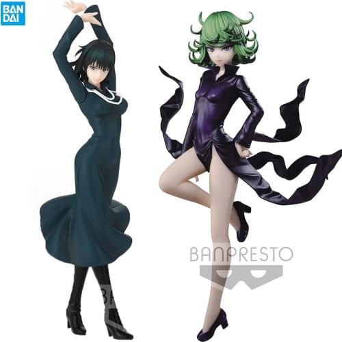 Original Banpresto Espresto One Punch-Man Anime Figure Fubuki Tatsumaki S-Class Hero Action Doll Pvc Model Collectible Toys