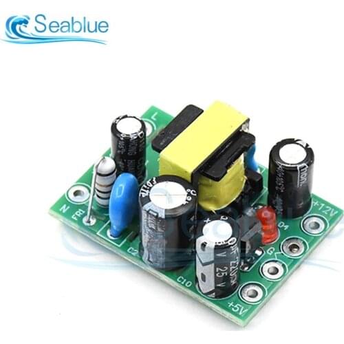 AC110-220V To DC12V/5V Power Module Dual Power Supply Strong Anti-interference