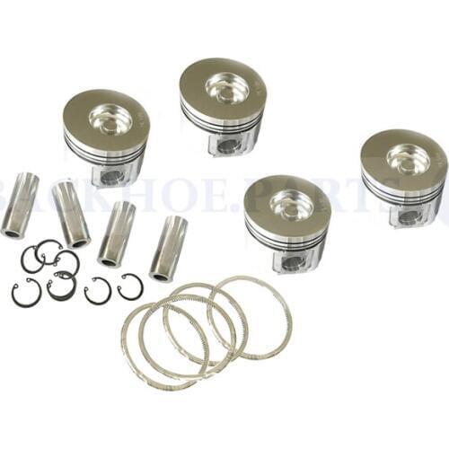 Piston Kit & Ring Set YM129001-22081 YM129001-22500 for Yanmar 4TNE88 4D88E