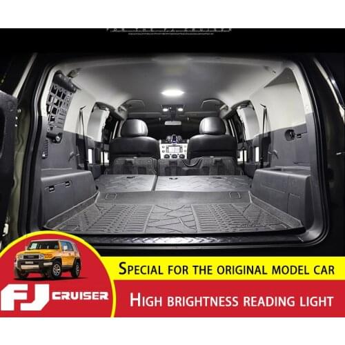 4Pcs/Set For Toyota FJ Cruiser High Brightness Reading Light Car Front/Middle Row Reading Light Interior LED Trunk Reading Light