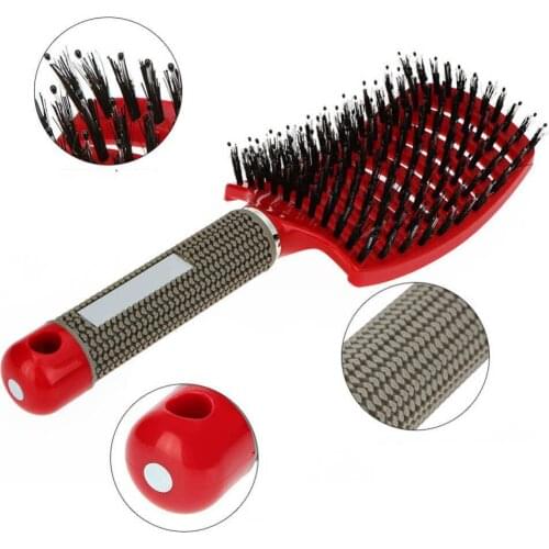 Girl hair scalp massage comb hair brush bristles nylon ladies wet curly hair comb salon hair styling tools