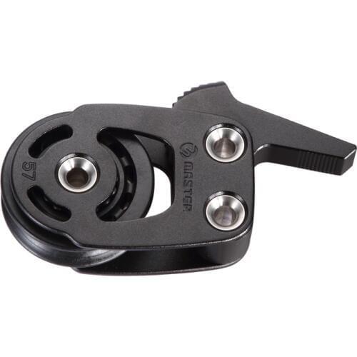 Marine Boat Yacht Sailboat Dinghy 57mm 2 1/4 Inch Aluminum Foot Jammer Block Small Boat Block Master ALC-5715F