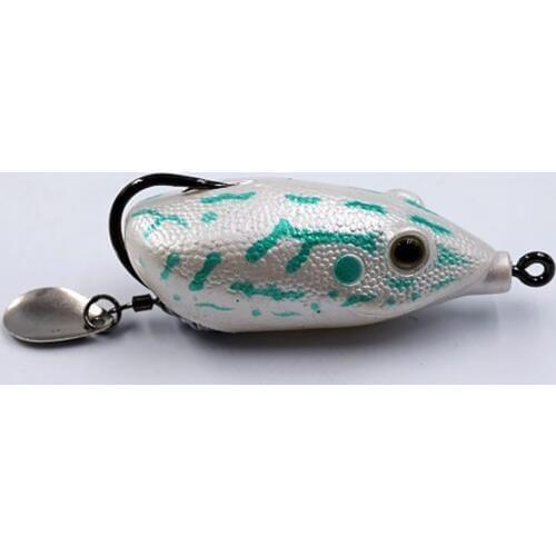 Plastic Soft Plastic Fishing Lures Frog Lure WIth Hook Top Bait Artificial Fish Tackle