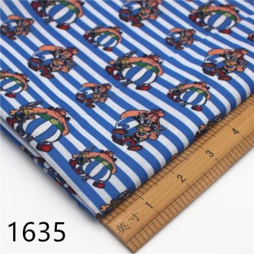 Half yard 45*140cm cartoon Christmas Tissue Kids Home Textile polyester cotton fabric mask 1635