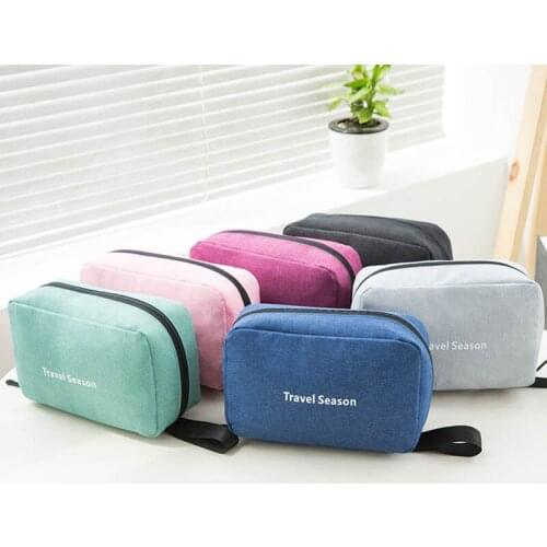 Q Fashion Travel Storage Bag Hanging Cosmetic Bags Waterproof Sundries Case High Capacity Wall Mounted Portable Multifunctional