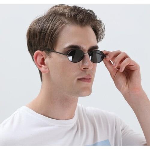 Commission Oval Polarized Sunglasses for Men /Women Material Matel Lunette De Soleil Femme Fashion Sunglasses Vintage Summer