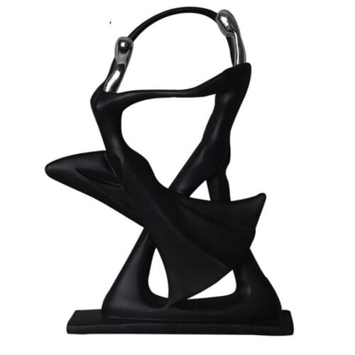 ERMAKOVA Modern Abstract Resin Music Band Figurine Musician Sculpture Musical Instrument Statue Home Office Living Room Decor