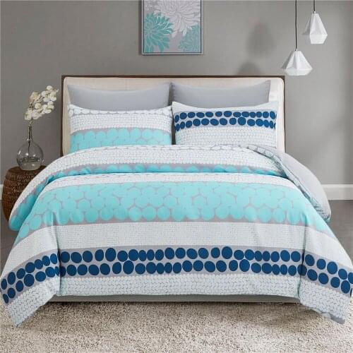 Modern Double Bed Duvet Cover Circles Quilt Cover Bed Housse De Couette Twin Single Queen Size Comforter Bedding Sets Adults