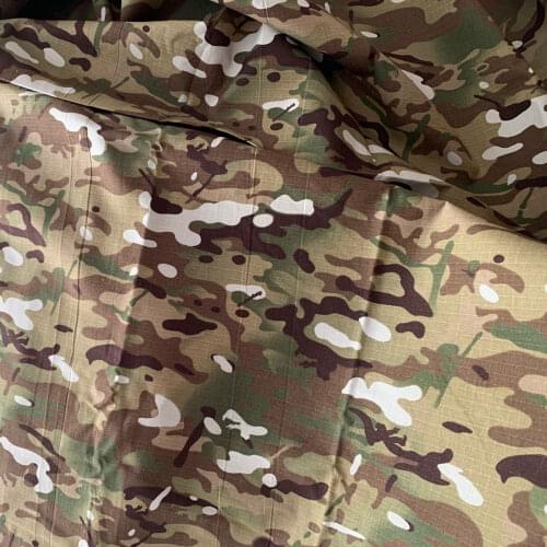 150cm Width US Military CP Camouflage Fabric Polyester Cotton Cloth for Spring Summer Suits DIY