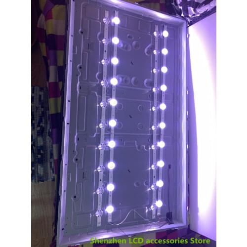 4Pieces/lot LED Backlight Strip 10 lamp for LG 43" V17 art3 2867 TV 43LJ614V 43LV340C 100%NEW
