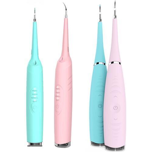 Usb Charging Teeth Calculus Remover Tooth Portable Electric Sonic Ultrasonic Dental Scaler Tooth Stains Tartar Whitening Tool