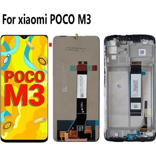 6.53'' For Xiaomi Poco M3 LCD Display Touch Digitizer Screen Phone Accessories M2010J19CG M2010J19CI