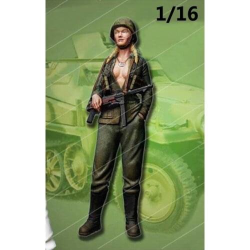 1/16 Assembly Resin Figure Female soldier