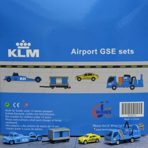 1:200 Various types of vehicles tools on the ground at the airport Model Toy For KLM Airline Aircraft Plane Scene Accessories