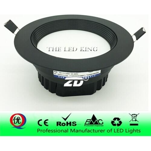 3W5W 7W 9W 12W 15W Recessed Led Downlight Aluminum Black White Led Ceiling Downlight Spot Led Ceiling Lamp For Home Office Hotel