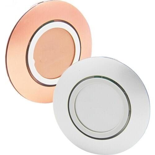 Aluminum alloy round metal for Apple X 8 for Samsung 9 mobile phone wireless charger