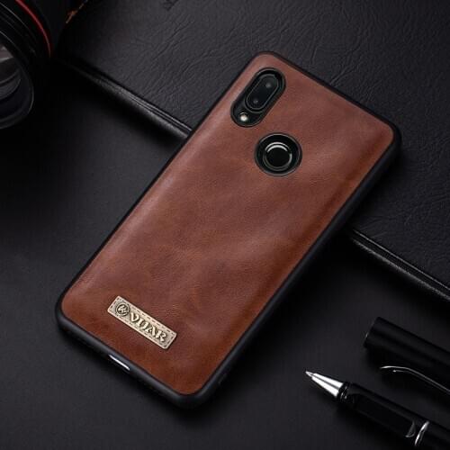 VIJIAR Pu leather caseFor Xiaomi Redmi 7 7A 8A Case TPU Silicone case For Xiaomi Redmi 6 PRO A2 Lite Case