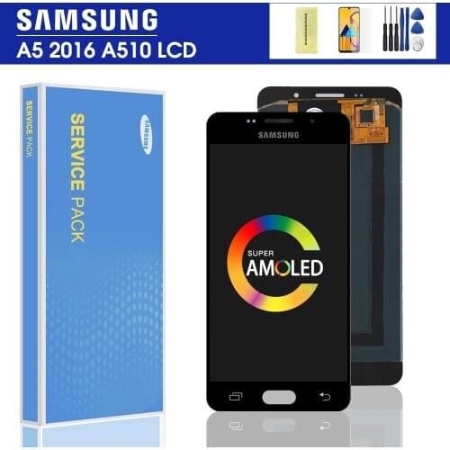 100% Test Original LCD for Samsung Galaxy A5 2016 A510F A510M A510FD A5100 A510 LCD Display Touch Screen Digitizer Assembly