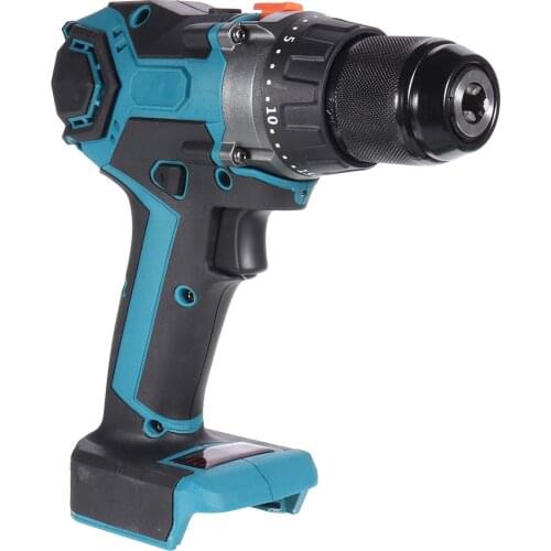 18V 21V 450Nm Brushless Electric Drill Screwdriver with LED Light 13mm Cordless Impact Drill DIY Power Tool for Makita Battery