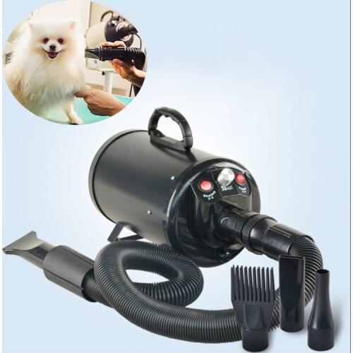 2200W Power Hair Dryer For Dogs Pet Dog Cat Grooming Blower Warm Wind Secador Fast Blow-dryer For Small Medium Large Dog Dryer