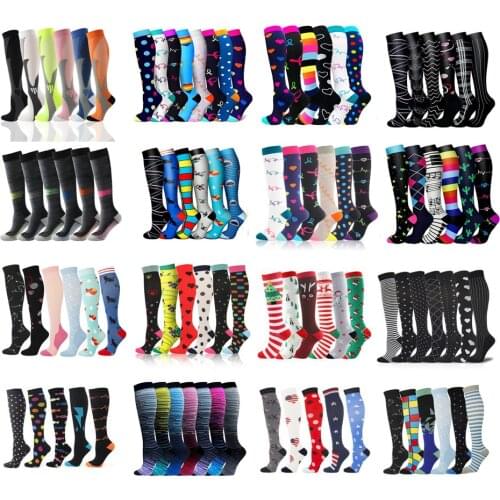Compression Socks Wholesale Soccer Sports Socks Dropship Men Women Socks Pack Outdoor Sport Nursing Hiking Running Fitness Socks