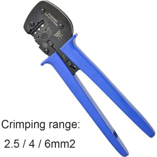MC4 Solar Panel PV Terminal Cable Connector Crimping Plier Ratchet Crimper Tool For Typo Terminal A-2546B