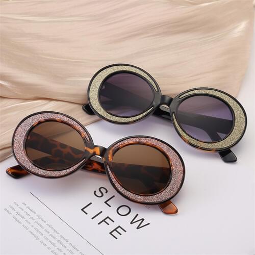 Womens Retro Sunglasses Oval Plastic Frame UV400 Lens Sun Glasses Female Vintage Eyewear Oculos De Sol Retro for Men