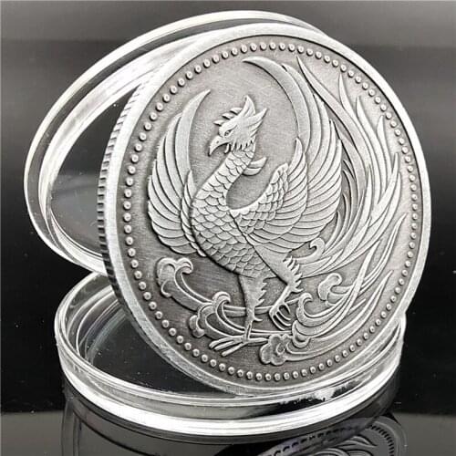 Spot Animal Coin Phoenix Commemorative Coin Vintage Silver Coin Collection