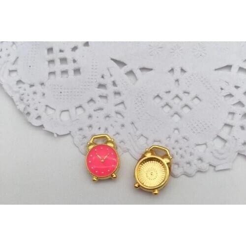 Vintage 5 pcs clock charms fit DIY handmade necklace earring bracelet charms Jewelry Making