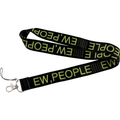 10pcs/lot J2928 Ew People Funny Lanyard Phone Lanyard Fashion Strap Neck Lanyards for ID Card Phone Keys Accesorios