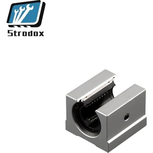 1/4pcs Linear Bearing Block open type SliderSBR10UU SBR16UUSBR20UUSBR25UU linear ball bearing block CNC router linear guide 3D