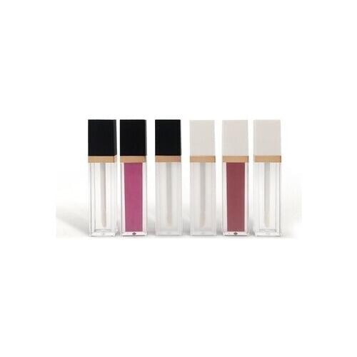 10/30/50pcs 7ml Square Empty Lip Gloss Tube Matte/Clear Lip Gloss Refillable Bottles,Plastic Liquid Lipstick Packaging Container