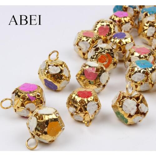 10pcs 10mm Multicolor Gingle Bells Jewelry Finding Pendants DIY Barcelet Beads Handmade Bell Crafts bells supplier