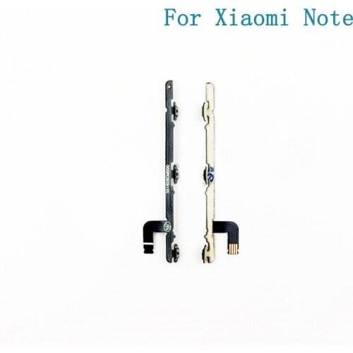 10pcs/lot Power On Off Button Volume Switch Up Down Key Control Flex Cable Ribbon Replacement Parts For Xiaomi Note
