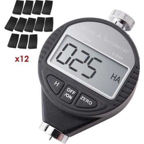 12 pieces x Digital Shore A Hardness Meter Tester Durometer 0~100HA Dial Scale Rubber Tire Zero Setting lot of 12
