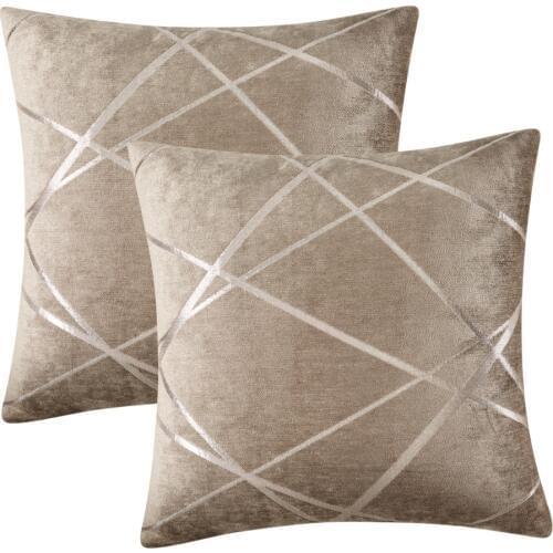 2 Packs Of Decorative Sofa Cushions Cover Geometric Jacquard Cushions Home Decor Throw Pillow Csase 45*45cm/50*50cm