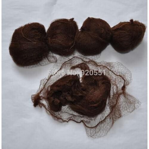200pcs Invisible Soft High Quality Dark Brown Hairnet for Hair Caring or Styling