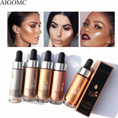 Жидкие хайлайтеры для лица Aigomc China At AliExpress