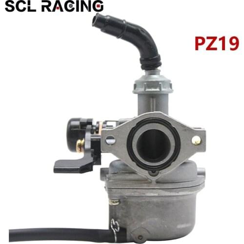 Alconstar 19mm Carburetor PZ19 Carburador Lever Choke Carb For Honda Suzuki Kawasaki 50cc 70cc 90cc 110cc ATV Quad 4Wheeler Bike