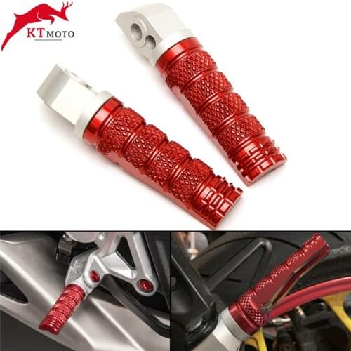 For HONDA CBR600F CBR600RR/ABS CBR1000RR HORNET CB600 CB1000R Motorcycle CNC Aluminum Rear Foot Pegs Rests Passenger Footrests