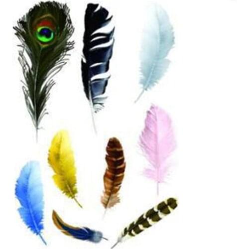 Car Stickers Scratch Decorative Occlusion Car Modification Stickers Film Cartoon Stickers Feather Waterproof Decals ZN-1