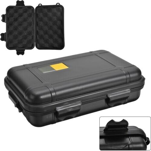 Portable Waterproof Shockproof Outdoor Airtight Storage Case Survival Tool Container Anti Pressure Carry Box Small / Large Size