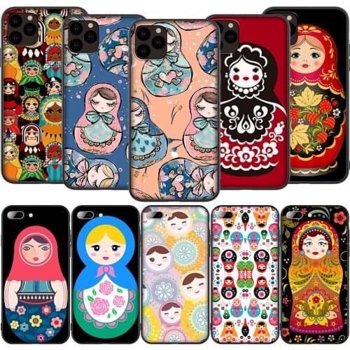 T46 Russian Dolls Matryoshka Case for iPhone 13 12 Mini 11 Pro XS Max XR X 8 7 6 6S Plus 5 5S SE 2020
