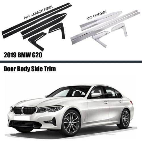 For BMW G20 2019 2020 2021 Car Accessories ABS Chrome Side Door Body Molding Moulding Trim