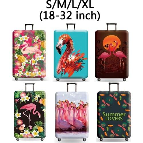 Elastic Luggage Protective Suitcase Luggage Case Leather Case Cover 18-32 Inch Thick Wearable 3D Animal Pattern