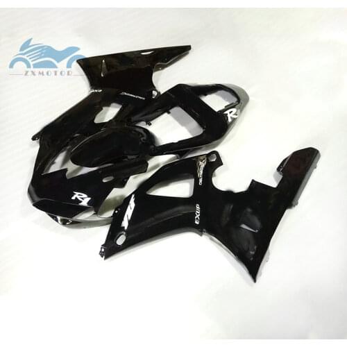 Custom you motorcycle fairing Kits Fit for YAMAHA 2000 2001 YZFR1 00 01 YZF R1 ABS plastic fairings kit black aftermarket parts